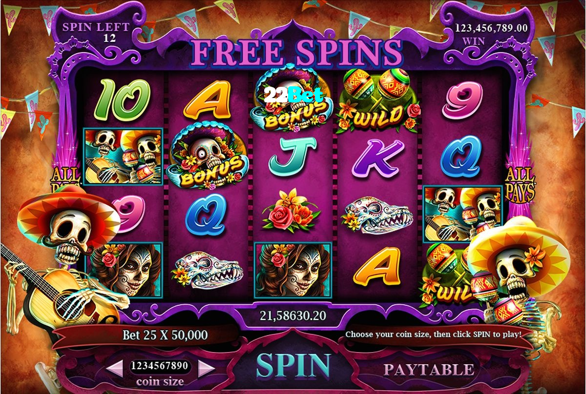 22Bet casino presented on mobile device in Pakistan with slots and live games